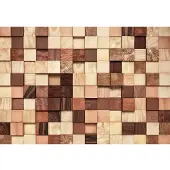 Komar Fototapete "Lumbercheck - Größe 368 x 254 cm" bedruckt glatt Wohnzimmer, Schlafzimmer