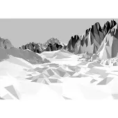 Komar Fototapete "Icefields - Größe 368 x 254 cm" bedruckt glatt Wohnzimmer, Schlafzimmer