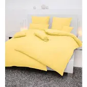 Janine Design Piano Bettwäsche-Garnitur Farbe gelb Größe 240x220 + 2x 80x80 cm
