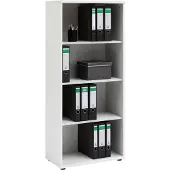 Schildmeyer Möbelpartner Aktenregal »Smileline IV« 65 cm breit 4 OH weiß, 65x147x34 cm