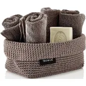 Blomus Aufbewahrungskorb Tela Taupe L