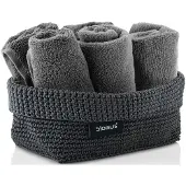 Blomus Aufbewahrungskorb Tela Anthracite L