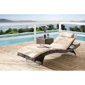 Destiny Gartenliege WAVE Stapelliege 206x70x40cm, verstellbar, ohne Auflage