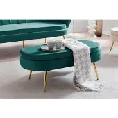 SalesFever Sitzpouf oval grün
