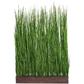 Creativ Green Kunstgras "Gras Raumteiler", grün, B:92cm H:150cm T:10cm, Kunststoff, Kunstpflanzen, Kunstgras