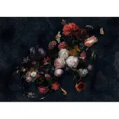 Overig Vliestapete "Digitaldruck Vlies - Amsterdam Flowers - Größe 350 x 250 cm" bedruckt glatt Wohnzimmer, Schlafzimmer