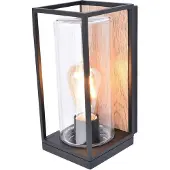 Lutec Außenwandleuchte FLAIR, dimmbar, schwarz, Aluminium, Modern, Wandleuchte außen