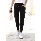 Venice beach Jogginghose "aus weichem Sweat" mit seitlichen Taschen am Bein, Cargohose, Sweathose, Schlupfhose