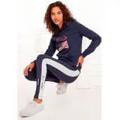 H.I.S. Kapuzensweatshirt, mit Logodruck und Kängurutasche, Loungeanzug, Hoodie