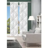 Vision S Schiebegardine "FRESKO", grau, B:60cm H:260cm, Polyester, Gardinen, Schiebegardine, DIGITALDRUCK