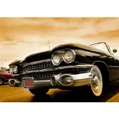 Papermoon Fototapete "Classic Cars", bunt, B:2m L:1,49m, Vlies, Tapeten, Fototapete