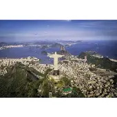 Papermoon Fototapete "Rio de Janeiro", bunt, B:5m L:2,8m, Vlies, Tapeten, Fototapete