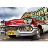 Papermoon Fototapete "Havana Oldtimer", bunt, B:3,5m L:2,6m, Vlies, Tapeten, Fototapete