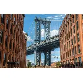 Papermoon Fototapete "Brooklyn Dumbo Area", bunt, B:2,5m L:1,86m, Vlies, Tapeten, Fototapete