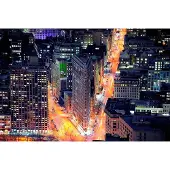 Papermoon Fototapete "Flat Iron Building", bunt, B:5m L:2,8m, Vlies, Tapeten, Fototapete