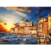 Papermoon Fototapete "Venice Sunset", bunt, B:3m L:2,23m, Vlies, Tapeten, Fototapete