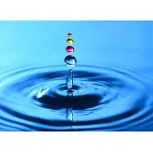 Papermoon Fototapete "Splash Droplets", bunt, B:5m L:2,8m, Vlies, Tapeten, Fototapete