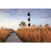 Papermoon Fototapete "Bodie Island Lighthouse", bunt, B:2,5m L:1,86m, Vlies, Tapeten, Fototapete
