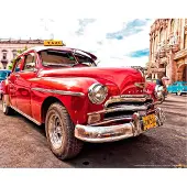 Papermoon Fototapete "Old Cuba Car", bunt, B:3m L:2,23m, Vlies, Tapeten, Fototapete
