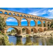 Papermoon Fototapete "Pont du Gard Aqueduct", bunt, B:2m L:1,49m, Vlies, Tapeten, Fototapete