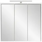 Inosign Spiegelschrank »Flag«, HxT: 60 x 16 cm, 3-türig, weiß glänzend - weiss
