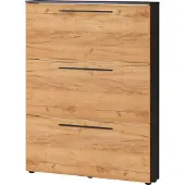 Germania Schuhschrank Zena , holzfarben , Maße (cm): B: 100 H: 129 T: 19.0