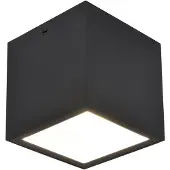 Lutec LED-Außendeckenleuchte GEMINI, schwarz, 9 x cm, IP65 GEMINI, schwarz, Aluminium, Modern, Deckenlampe