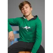 Kangaroos Kapuzenshirt "Logo-Print", für den sportlichen Look