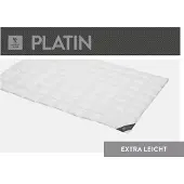 Spessarttraum Daunendecke 135x200 cm 100 % Gänsedaunen Extra Leichte Bettdecke Steppdecke Daunen PLATIN