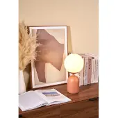 Pauleen Tischleuchte Glowing Charm E14 max. 20W Rostrot, Weiß