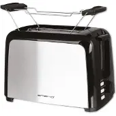 Emerio Toaster – 750 W – 2 Schlitze – Edelstahl – TO-123924 – Silberfarben