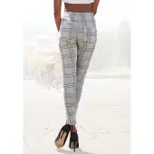 LASCANA Leggings mit Ajour Karomuster
