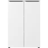 Germania GW-Mailand Aktenschrank Spanplatte 2 Fachböden 810 x 400 x 1.200 mm Weiß