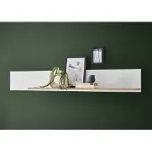 Home affaire Wandboard "Hudson", weiß (eiche, weiß), B:150cm H:22cm T:21cm, Holzwerkstoff, Regale, Wandboard, in moderner Trendfarbe, Breite 150 cm