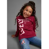 Kidsworld Langarmshirt "LOVELY - Print", in längerer Form