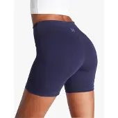 LASCANA Shorts mit breitem Bündchen und Logodruck, Loungewear