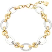 Leonardo 023403 Damen-Armband Lena Edelstahl Bicolor