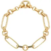 Leonardo 024267 Damen-Armband Mathilde Clip&Mix Edelstahl goldfarben