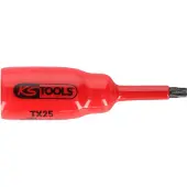 Ks Tools 3/8' Bit-Stecknuss mit Schutzisolierung für Torx-Schrauben, T27, kurz ( 117.2458 )
