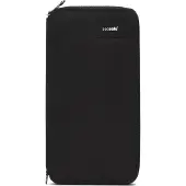 Pacsafe 11055100, Reise-Brieftasche, Schwarz, Recyceltes Polyester, Einfarbig, 140 g, 115 mm