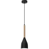 Licht-Erlebnisse Pendelleuchte Skandinavisch Schwarz E27 Ø 11 cm höhenverstellbar Esszimmer Küche Hängelampe