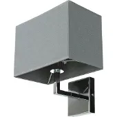 Licht-Erlebnisse Moderne LED Wandlampe ALLANA Schwarz Metall 12W Wandleuchte Wohnzimmer Schlafzimmer Flur