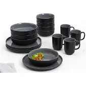 Ritzenhoff & Breker Tasse "Kaffeetassen Jasper 240 ml 6er Set", schwarz, 6 tlg., Keramik, Trinkgefäße, Tasse