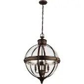 FEISS Jugendstil Pendelleuchte Bronze