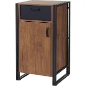 MCW Kommode MCW-A27, Schrank Schubladenschrank, 90x50x43cm 3D-Struktur MVG-, Wildeiche-Optik