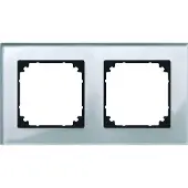 Merten 489260 RAHMEN GLAS 2-FACH DIAMANT