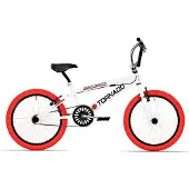 Tornado 20 Zoll Freestyle Bike Weiß rote Reifen 200022