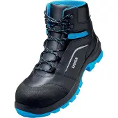 Uvex 2 xenova, Weiblich, Erwachsener, Sicherheitsstiefel, Schwarz, Blau, EN, ESD, S3, SRC, Schnürverschluss
