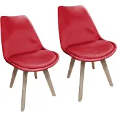 HTI Stuhl Atlanta Velvet Uni 2er-Set