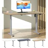 VCM Schreibtisch verstellbar Lona 110x80 si